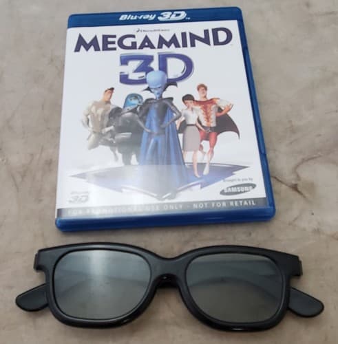 Samsung Megamind 3D Blu-ray Disc With Black Real 3D Glasses - Image 1