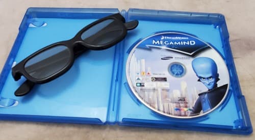 Samsung Megamind 3D Blu-ray Disc With Black Real 3D Glasses - Thumbnail 3