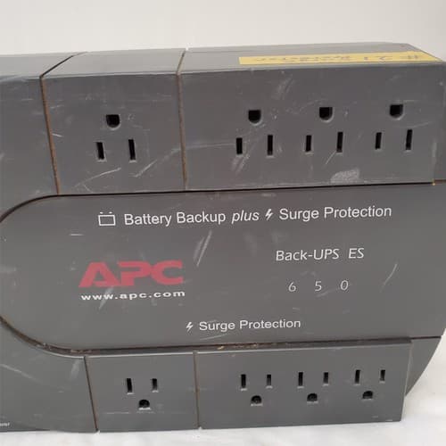 APC Back-UPS ES 650 BE650BB Surge Protector NO BATTERY INCLUDED #21 - Thumbnail 3