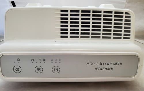 STRACLO MR-125BC Air Purifier H13 3-Stage HEPA Filtration System White - Thumbnail 2
