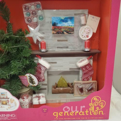 Our Generation Holiday Celebration Set w/ Seasonal Accessories for 18Inch Dolls - Thumbnail 4