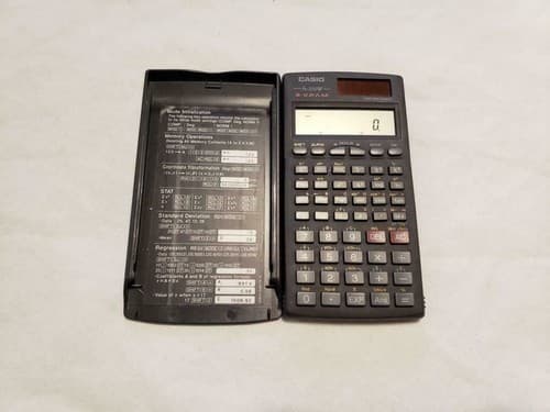 Casio FX-300W Scientific Calculator Black Solar Powered Original Case - Image 1