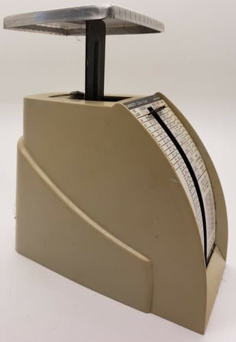 Vintage Pelouze Petite Postal scale Model P-2 Rates Eff. Feb 1991 - Thumbnail 4