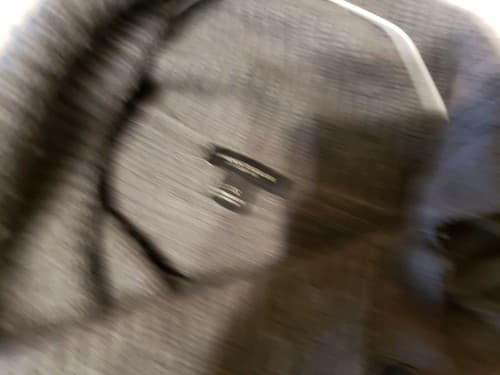 Used American Eagle Outfitters Gray Turtleneck Buttons Fold Down Collar Sweater. - Thumbnail 2