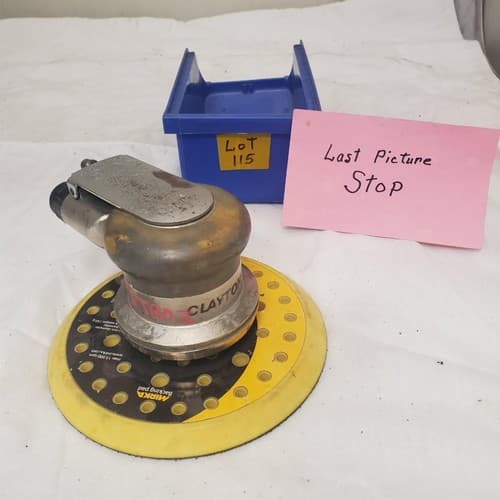 Clayton Pneumatic Orbital Sander Pad Hook & Loop HEPA LOT-115 - Thumbnail 8