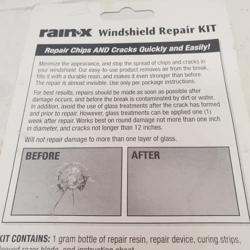 Rain-X 600001 Windshield Easy Durable Repair Kit - Thumbnail 5