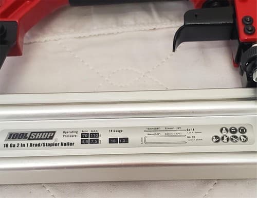ToolShop 18 GA 2-In-1 SF3232 Brad Stapler & Nailer - Thumbnail 5