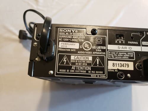 Sony TA-SA200WR 2 Channel Integrated Amplifier - Thumbnail 3