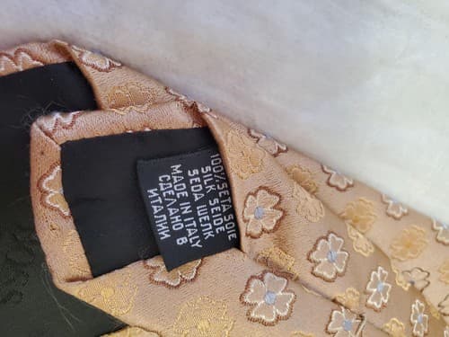 BOSS HUGO BOSS Mens Tie 100% Silk Italy - Thumbnail 3