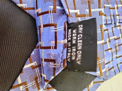 Ermenegildo Zegna 100% Silk Men's Neck Tie Made in Italy - Thumbnail 6