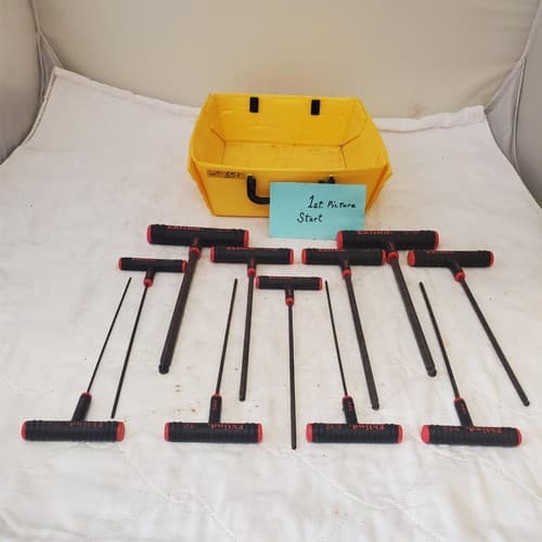 Eklind Tool Power T-Handle Hex T-Key Allen Wrenches Lot 551 - Image 1