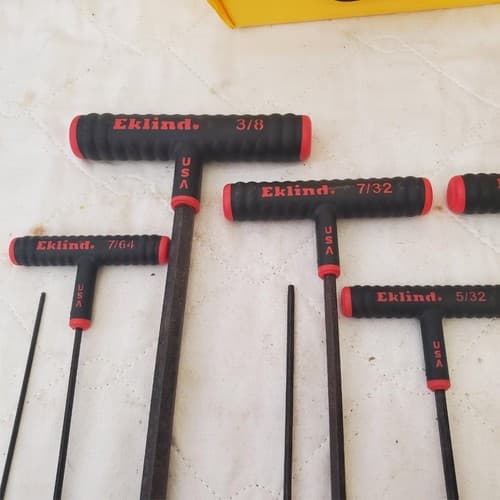 Eklind Tool Power T-Handle Hex T-Key Allen Wrenches Lot 551 - Thumbnail 3