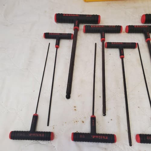 Eklind Tool Power T-Handle Hex T-Key Allen Wrenches Lot 551 - Thumbnail 9