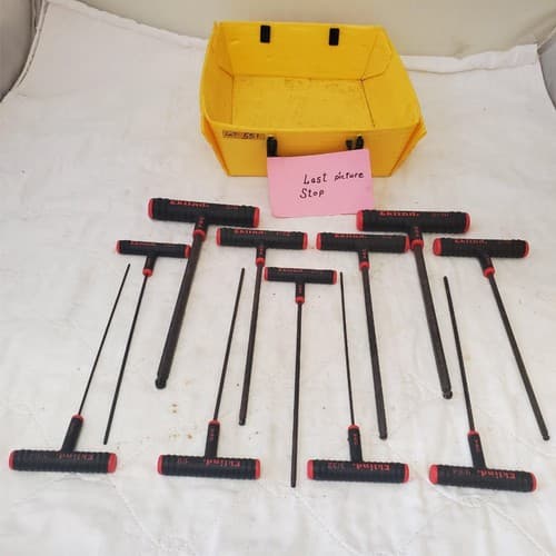 Eklind Tool Power T-Handle Hex T-Key Allen Wrenches Lot 551 - Thumbnail 11