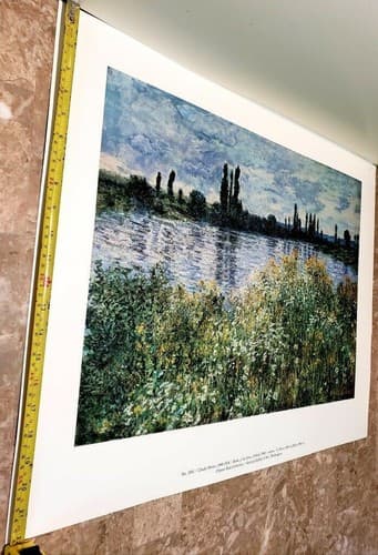 Claude Monet "Banks of the Seine, Vetheuil" 1880 Giclee Fine Art Print - Thumbnail 9