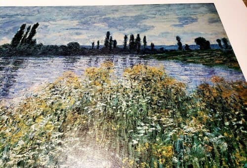 Claude Monet "Banks of the Seine, Vetheuil" 1880 Giclee Fine Art Print - Thumbnail 5