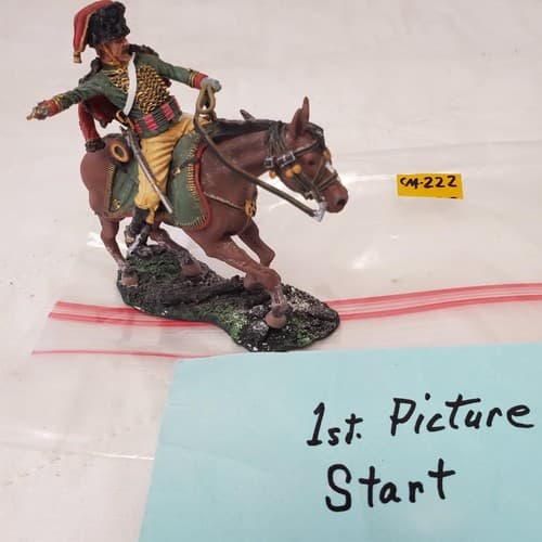 2010 The Collector's Showcase Hand Painted Metal Toy Soldier Chasseur a Cheval - Image 1