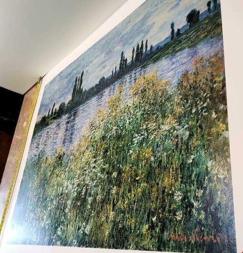 Claude Monet "Banks of the Seine, Vetheuil" 1880 Giclee Fine Art Print - Thumbnail 7
