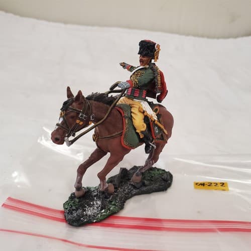 2010 The Collector's Showcase Hand Painted Metal Toy Soldier Chasseur a Cheval - Thumbnail 3