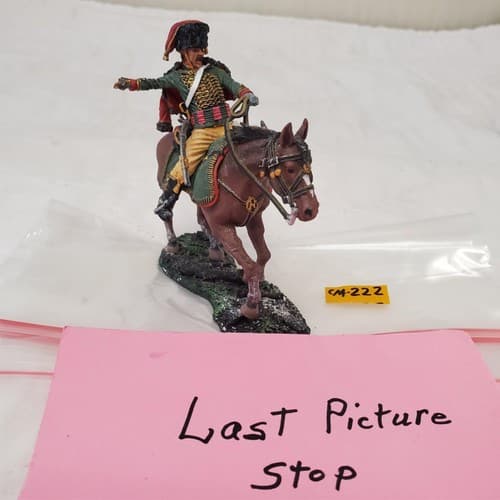 2010 The Collector's Showcase Hand Painted Metal Toy Soldier Chasseur a Cheval - Thumbnail 6