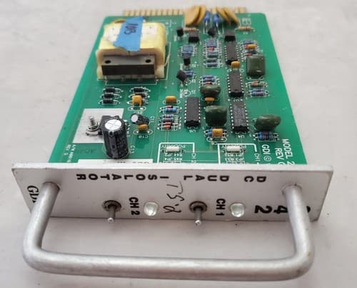 GDI Model 242 REV G Circuit Board DC Dual Isolator Dual Channel - Image 1