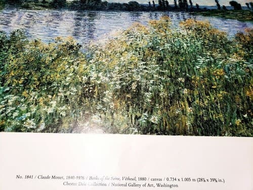 Claude Monet "Banks of the Seine, Vetheuil" 1880 Giclee Fine Art Print - Thumbnail 8