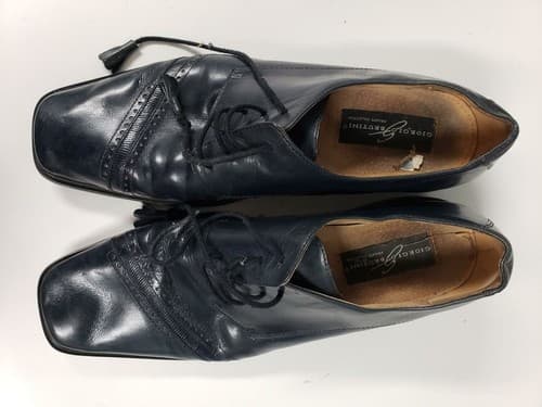 Used Giorgio Brutini Private Collection Black Leather Dress Shoes Men's Size 11M - Image 1