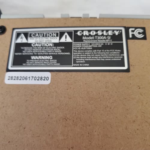 Crosley T300A-SI Speed Component Bluetooth Turntable - Thumbnail 6
