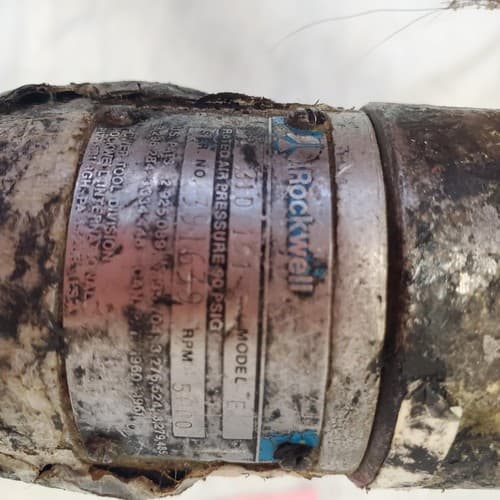 Rockwell 31D-101D Pneumatic Pistol Grip Air Drill 5000 RPM Air Tool A-38 - Thumbnail 2