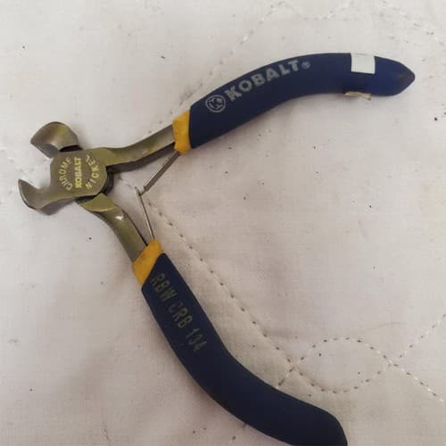 Lot of 4 Kobalt Chrome Nickel Jewelry Pliers with Dipped Handles LOT-665 - Thumbnail 10