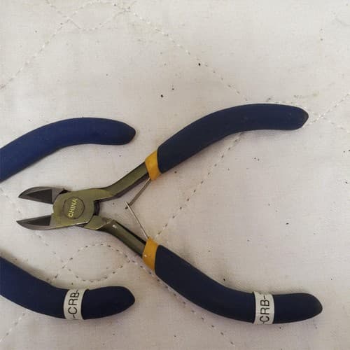 Lot of 4 Kobalt Chrome Nickel Jewelry Pliers with Dipped Handles LOT-665 - Thumbnail 12