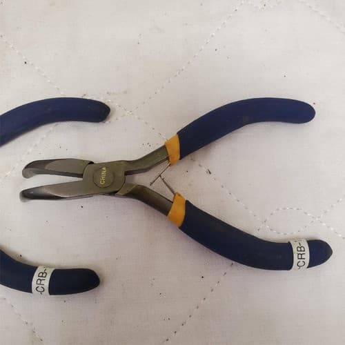 Lot of 4 Kobalt Chrome Nickel Jewelry Pliers with Dipped Handles LOT-665 - Thumbnail 13