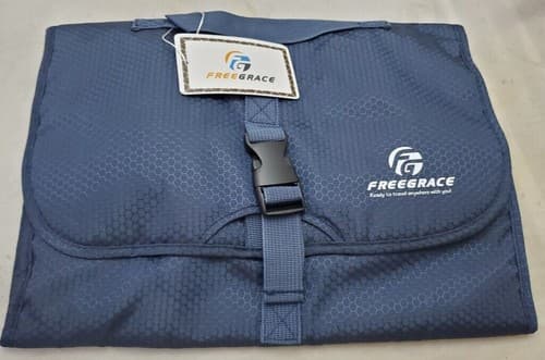 Freegrace Hanging Nylon Cosmetic Bag Toiletry & Accessory Storage Organizer - Image 1