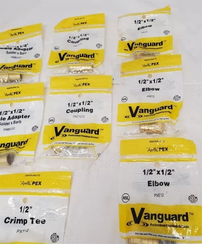 Lot of 8 Apollo PEX 1/2 Vanguard Professional Plumbing System - Thumbnail 4
