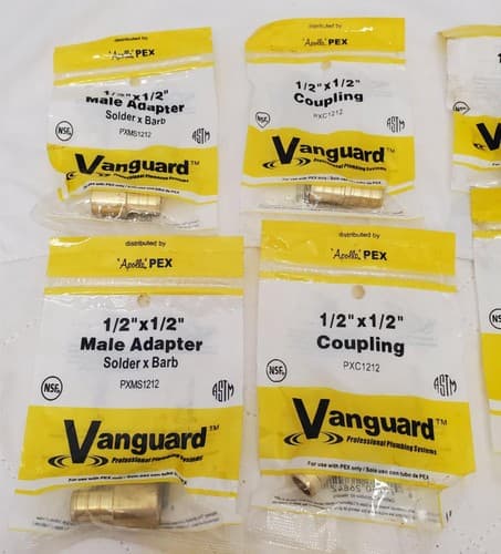 Lot of 8 Apollo PEX 1/2 Vanguard Professional Plumbing System - Thumbnail 3