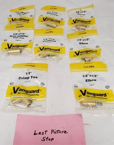 Lot of 8 Apollo PEX 1/2 Vanguard Professional Plumbing System - Thumbnail 6
