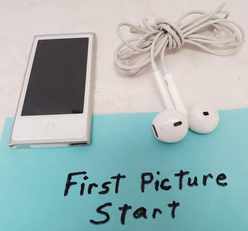 Apple A1446 7th Generation Silver Ipod with Wired Earpods - Image 1