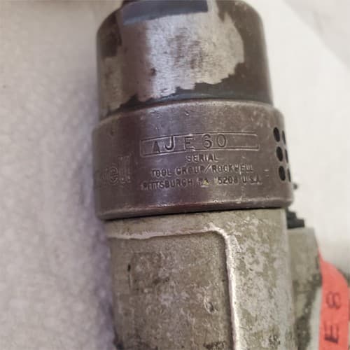 Rockwell Pistol Grip Pneumatic Air Drill Air Tool E8 X-19500 - Thumbnail 4