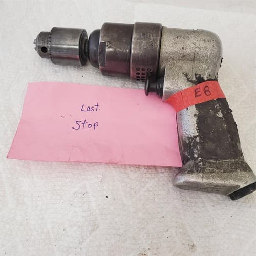 Rockwell Pistol Grip Pneumatic Air Drill Air Tool E8 X-19500 - Thumbnail 5