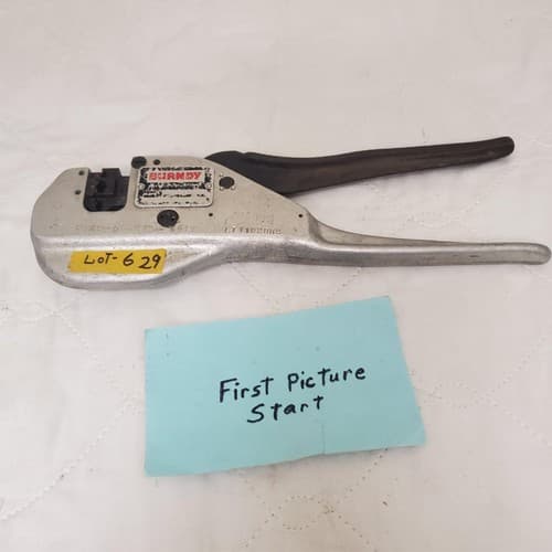Burndy MR10G6 Hand Ratchet Crimping Tool LOT-629 - Image 1