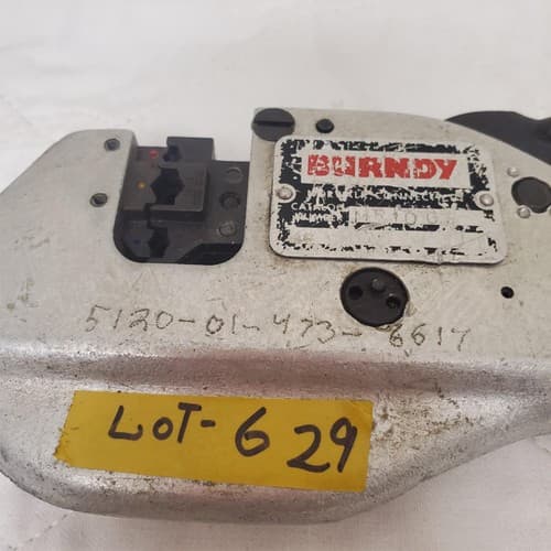 Burndy MR10G6 Hand Ratchet Crimping Tool LOT-629 - Thumbnail 2