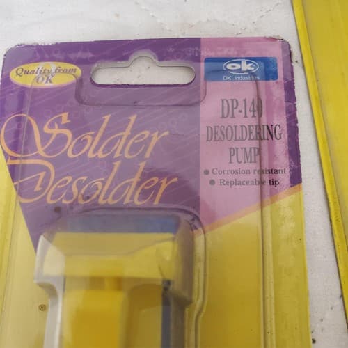 Lot of 3 Ok Industries Solder Desolder DP-140 Compact Desoldering Pump LOT-153 - Thumbnail 5