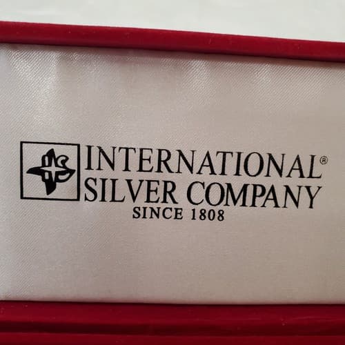 International Silver Company 24% Lead Crystal Handle Serving Fork - Thumbnail 2