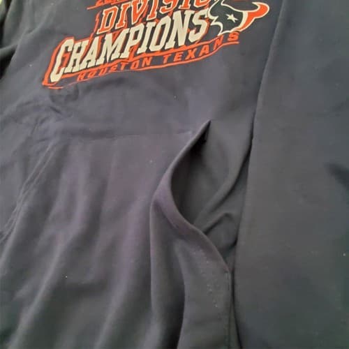 Houston Texans NFL 2015 AFC South Division Champions Hoodie Hooded Coat 2XL - Thumbnail 7