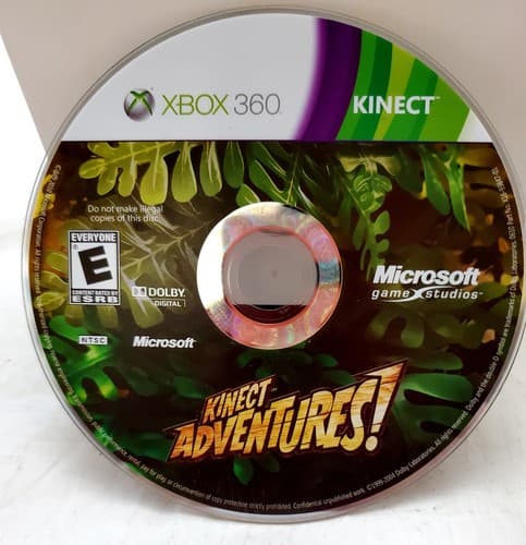 Kinect Adventures! Microsoft Xbox 360 Game disc Only - Image 1