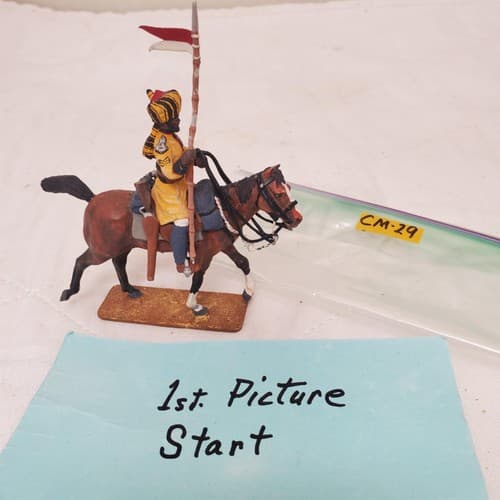 Metal Hand Painted 54mm SOE002 Skinner's Horse Lancer CM-29 - Image 1