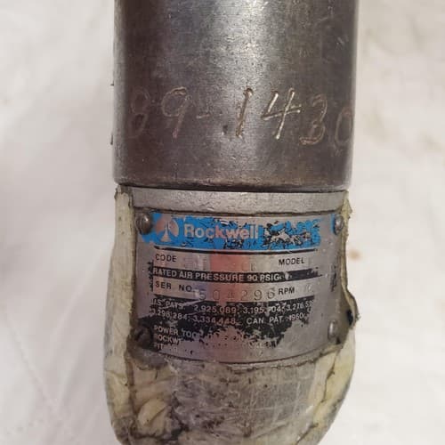 Rockwell Pistol Grip Pneumatic Heavy Duty Air Drill Air Tool AAA14 - Thumbnail 4