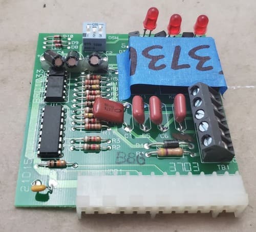 Trane Zettler Zone/Bypass Control Card Zzcardal010 21D150561G01 BRD1033 115056 - Thumbnail 3