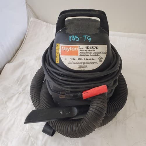 Dayton 1D457D Wet/Dry Vacuum Cleaner 120V 60Hz LOT 529 - Thumbnail 6