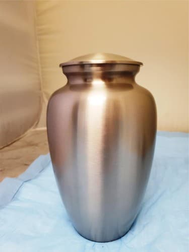 Modern Beautiful Design Handcrafted Urn for Human Ashes BA-612 - Image 1